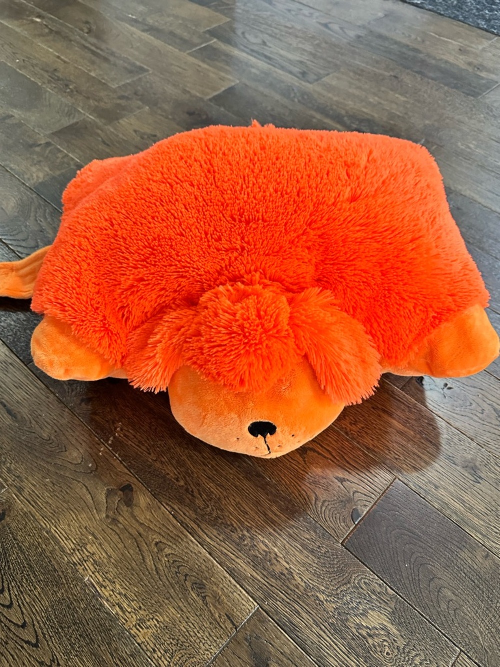 Rare Retired 2012 Pillow Pets Neonz Orange Shaggy Dog - Picture 2 of 10